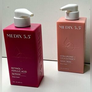 2 Medix 5.5 Hyaluronic & Cica Extract & Retinol Ferulic Acid Body Cream New